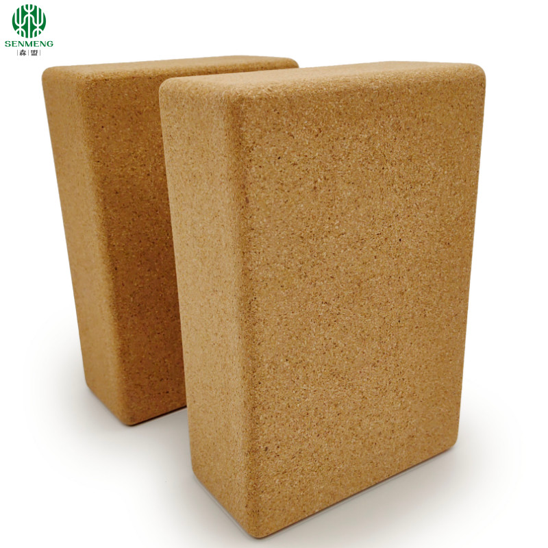 Eco-Friendly Natural Non-Slip Wholesale Cork Yoga Blocks