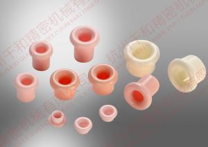 Quality Pink HRA88 Ceramic Wire Guide Pulley , Coil Winding Machine Ceramic Eyelets wholesale