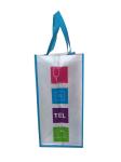 Light Laminated Handle PE SGS 50x2.5cm 9gsm PP Non Woven Bag