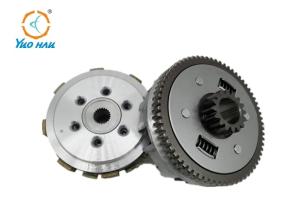 Quality 67 Teeth 6 Holes 6 Plates Honda TITAN150-6 Motorcycle Clutch ASSY / Motorcycle Clutch Replacement ADC12 Silver wholesale