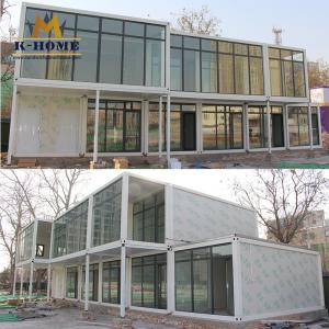 Quality Cafeteria Flat Pack Steel Structure Sandwich Panel Container House wholesale