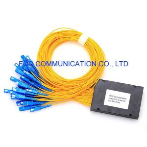 Quality G.657A SC UPC 1650nm 1x32 Fiber Optic Splitter Telecom ABS Module wholesale