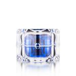 1 Oz 2 Oz Double Wall Square Acrylic Cream Jar , Empty Face Cream Jars Cosmetic