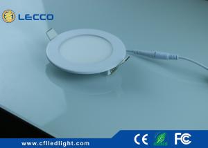 Quality Kitchen Lighting 3W Round Led Panel Light , Power Saving Led Suspended Ceiling Lights wholesale