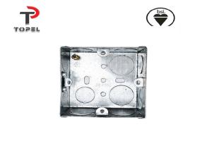 Quality Galvanized Steel Electrical Boxes And Covers Single Gang wholesale