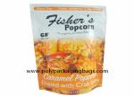 Stand Alone Zipper Top Aluminized Popcorn Snack Bags