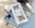 Elegant Silver Shell Wine Stopper For Stylish Preservation