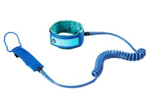 Quality ALANSMA Blue 25.4CM 10' SUP Coil Leash wholesale
