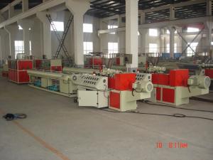 Quality Garden PVC Tube Making Machine Double Screw PVC Fiber Reinforced Hose Extrusion Line wholesale