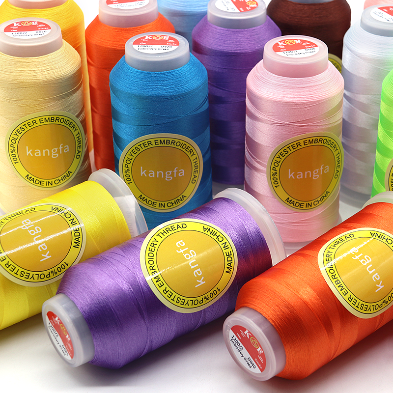 120d/2 Embroidery Thread 4000y-5000y Length Perfect for Professional Embroidery Machine