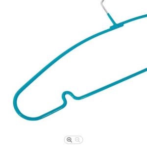 Quality 40.9cm Metal Cloth Hanger , Green Metal Shirt Hangers wholesale