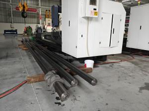 Quality Large Shaft Straight Shaft Big Screw Mental shafts Extruder Parts Screw Shafts for PE PP Factory wholesale