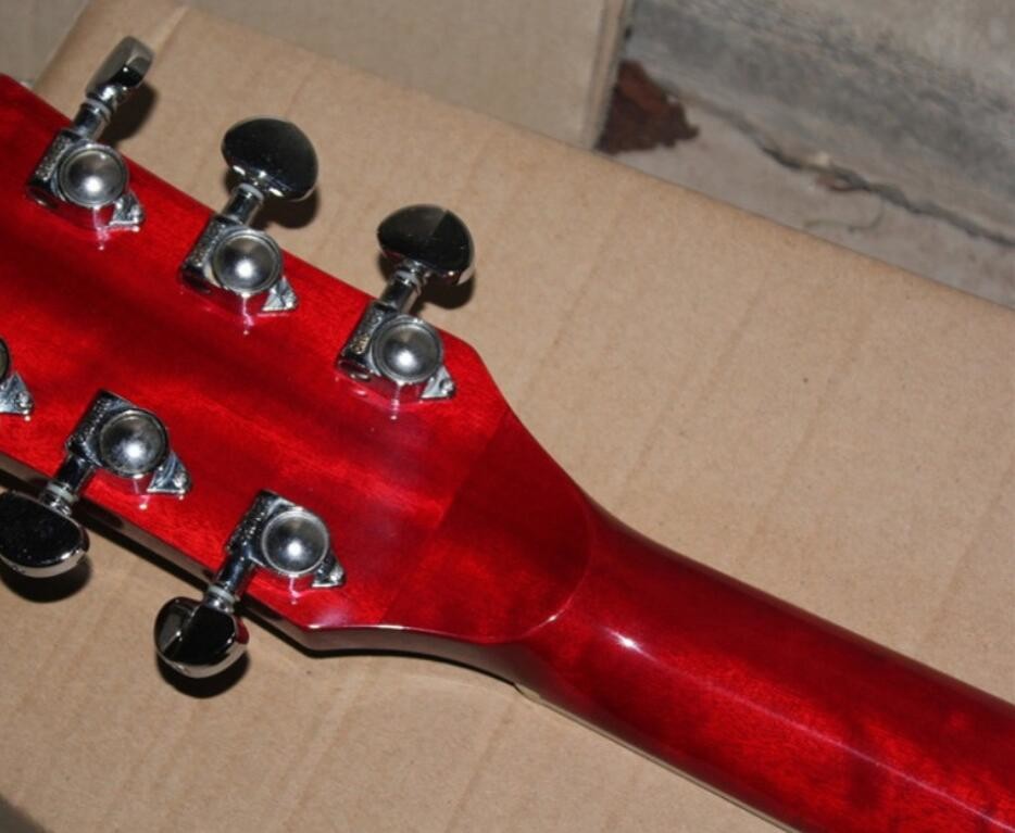 2018 New Cherry Red Chibson Dovo acoustic guitar Cherry burst GB dove electric acoustic guitar Red Dovo acoustic