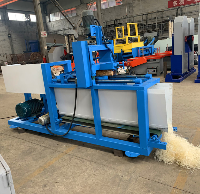 150KG/H Wood Wool Machine 500mm Length Wood Excelsior Cutting Machine