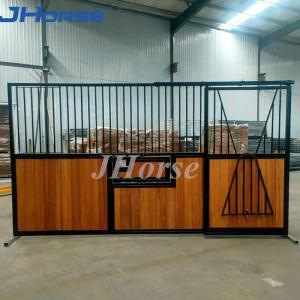Quality Sliding Door Style Equine Stall Fronts Bamboo Pine Powder Coating wholesale