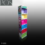 cosmetic floor display stand with double sides
