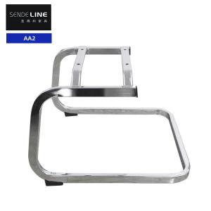 Quality Ergonomic Office Chair Metal Frame Flat Tube Office Chair Base Chrome Plating wholesale