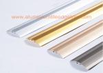 Long Durability Aluminium Floor Trims Cover Strip For Laminate / Doorway