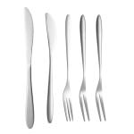 Stainless Steel Cutlery Set for Wedding Parties Customized Logo Acceptable Metal