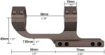 OEM ODM Scope Rings And Mounts For 30mm Tube Rifle Scopes