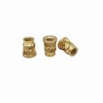 Hot Melt Copper Nut Soil Eight Pairs Of Twill Copper Flower Mother Brass Insert
