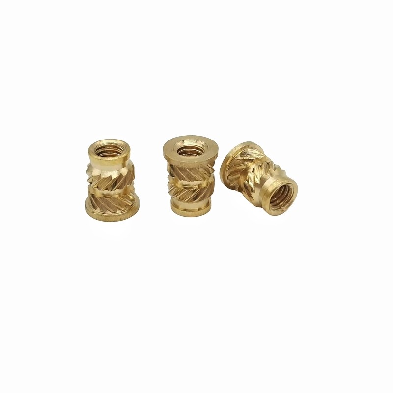Double Twill Copper Nut Copper Insert Copper Flower Mother Hot Melt Injection Nut Copper Insert Nut