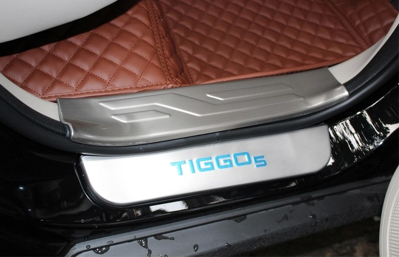 Auto Accessories Illuminated Door Sills CHERY Tiggo5 Side Door Sills Scuff Plate Trade
