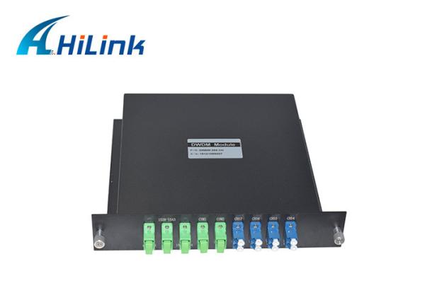 Hilink Optical DWDM Mux Demux 2X4CH Dual Fiber LGX Type High Isolation New