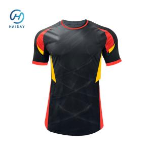 Quality Short Sleeve Team Football Jersey Soccer Wear With Maximum Wear Comfort Fabric Feature wholesale