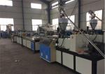 PVC Plastic Board Profile Sheet / WPC Profile Extrusion Line Stable Precision