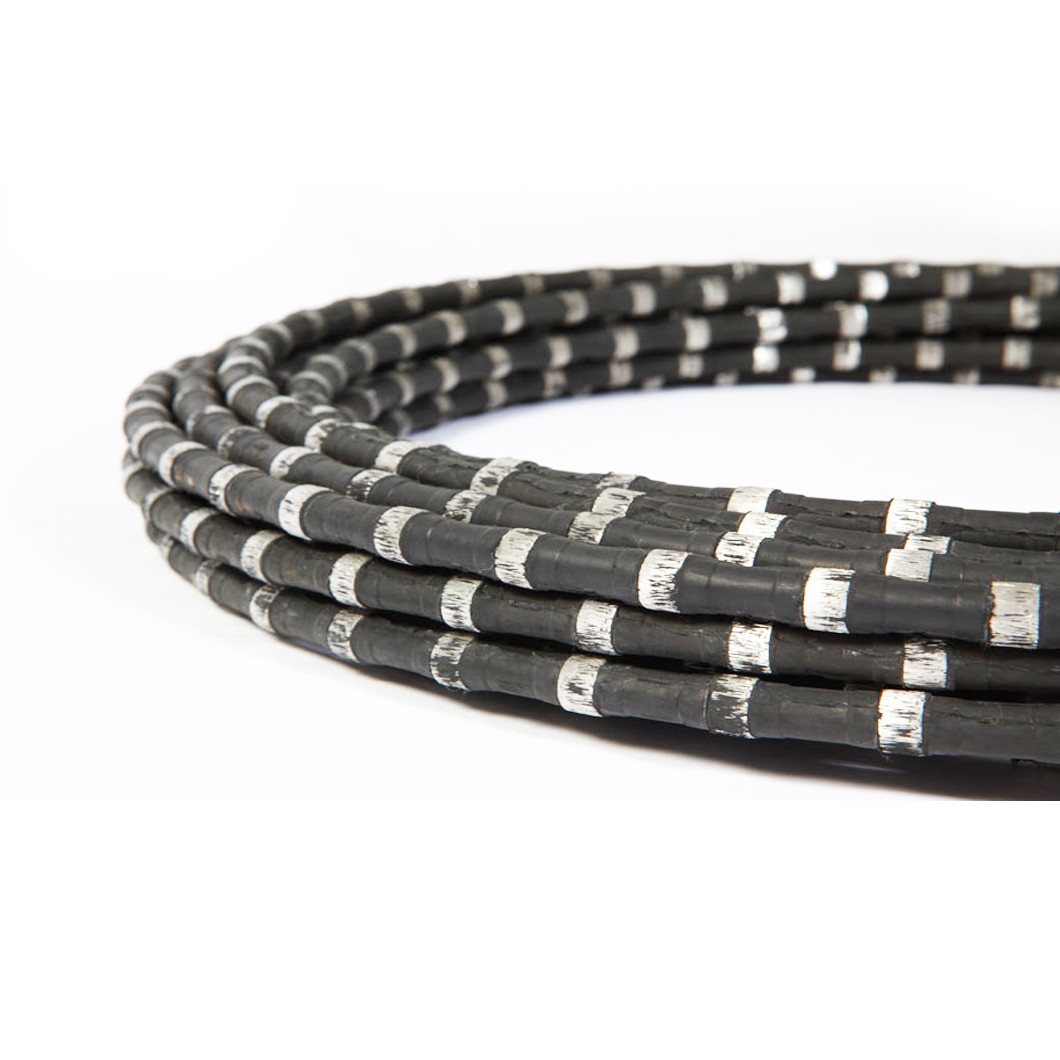 Rubber Diamond Wire Saw For Granite ODM Available 33m/S Line Speed