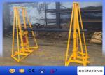 Adjustable Foot Brake Hydraulic Cable Drum Jacks stand 5 Ton - 10 Ton Capacity