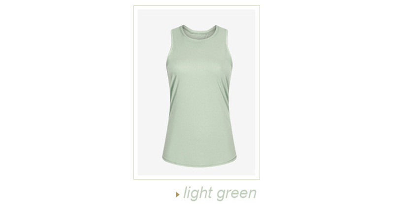 Skin Friendly Ladies Yoga Tops Bandage Back Loose Sleeveless Yoga Tank Tops