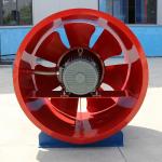 1450r/Min Fireproof Smoke Exhaust Ventilator 0.55KW Axial Flow Blower