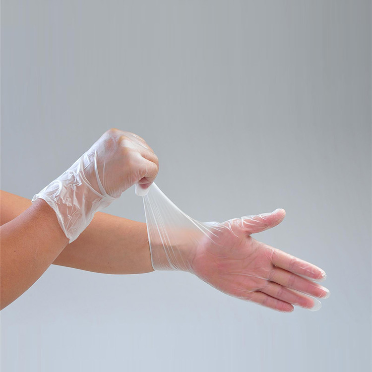 Transparent Vinyl Safety 4.7 Gram 12 Inch Disposable PVC Gloves