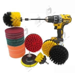 Quality 16 pcs drill cleaning brush for kitchen car brush and floor cleaning wholesale