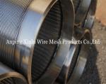 1000-3000-6000mm Wedge Wire Screen Pipe with 3x4.6mm Support Wire for Drilling