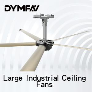 Quality 5m 0.7kw HVLS Large Industrial Ceiling Fans Energy Saving wholesale
