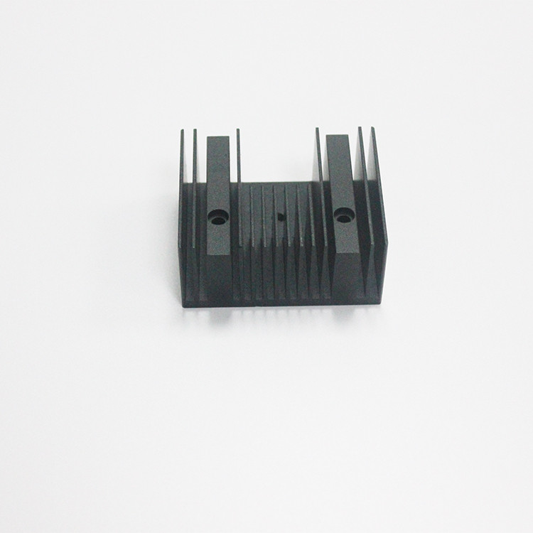 Anodizing Black Aluminium Heat Sink Extrusion For LED Lights