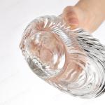 Clear Most Popular Style White Gin Wine Liquor Brandy Glass Bottles with Rubber