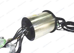 Quality 1000m Ethernet Industrial Slip Ring 20 Channel Sm Fiber Optic Od 600mm Carbon Brush wholesale