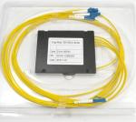 Lightweight Fiber Optic Splitter , 1x4 PLC Splitter LC/UPC Connector