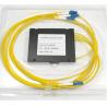Buy cheap Lightweight Fiber Optic Splitter , 1x4 PLC Splitter LC/UPC Connector from wholesalers