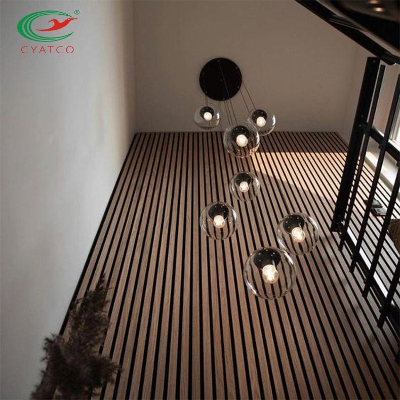 Thickness 21mm Sound Acoustic Panel Wood PET Material Multipurpose