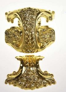 Quality Gold Color Pp Recycle Casket Corner C019 Plastic Coffin Handles wholesale