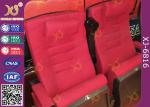 PP Outer Back Fabric Cushion Folding Theater Seats For Library / Museum Hall