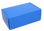 Collapsible Corrugated Plastic Storage Boxes With Lid , Flute Corrugated