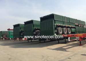 Quality 40000kg Sidewall Semi Trailer Shipping Container Trailer For Bulk Cargo wholesale
