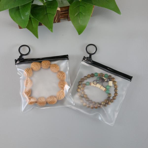 Customized Clear Jewelry Zipper Bags for Jewelry Display