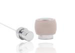 Pink ABS With Silver Aluminum Perfume Bottle Lids For FEA 15mm Perfume Pump